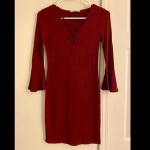 Red Cotton Dress